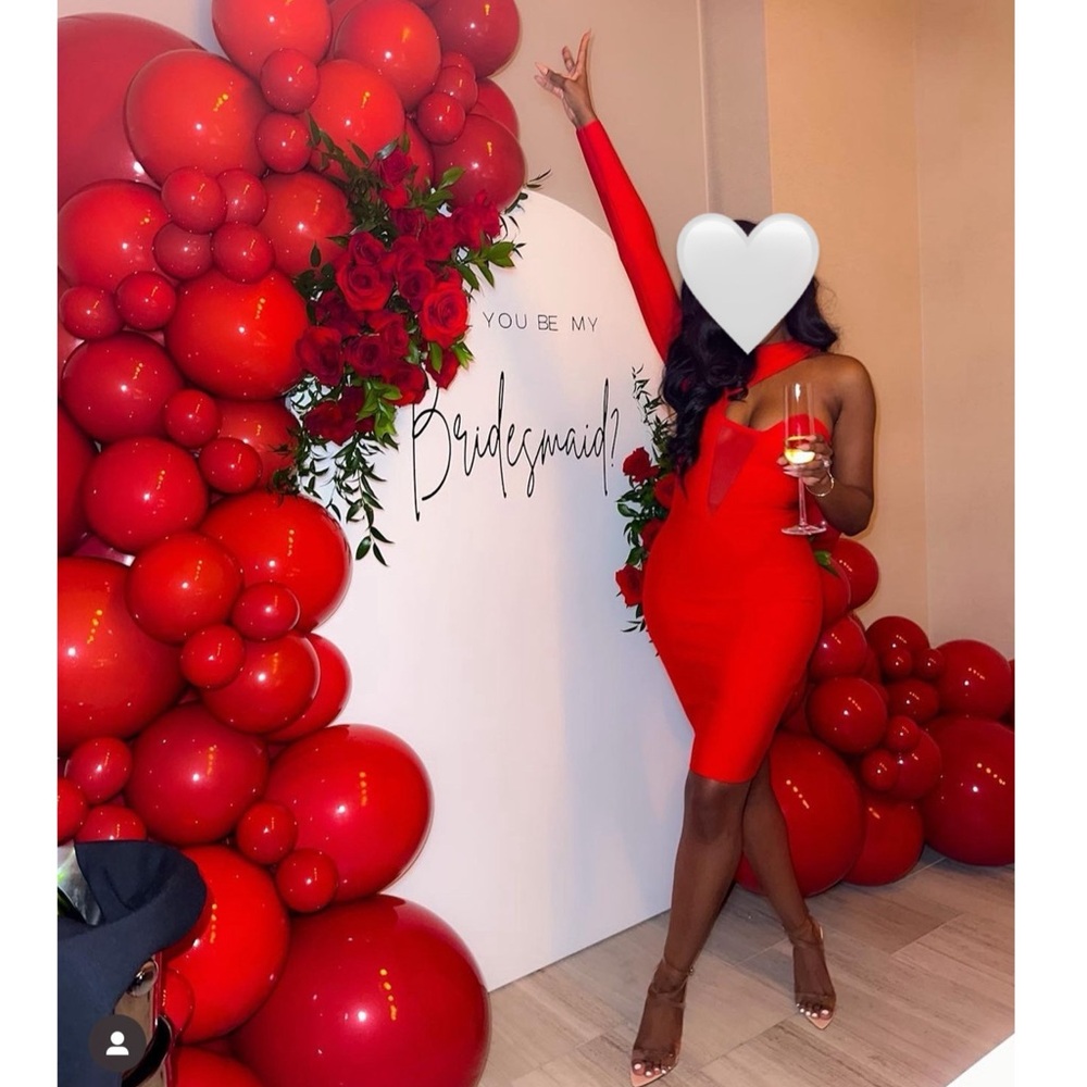 Beautiful Red Bandage Dress